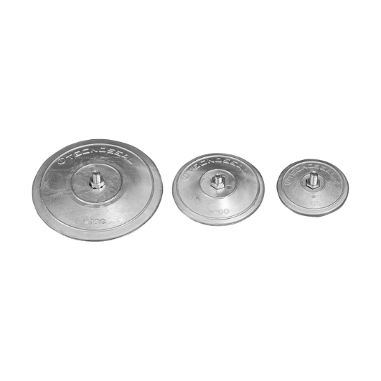 Rudder pair anodes Ø70mm with hardware