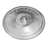 Rudder pair anodes Ø90mm with hardware