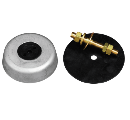 Schijfanode voor Hek 120x35 Compl. W. Plug, Pad&bout 120x35 120*35