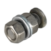 Hardware kit composed by fastening bolts and screw