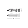 Hang on Zinc anode 3kg cable lenght 6mt