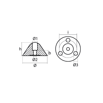 Flex-o-fold propeller nut