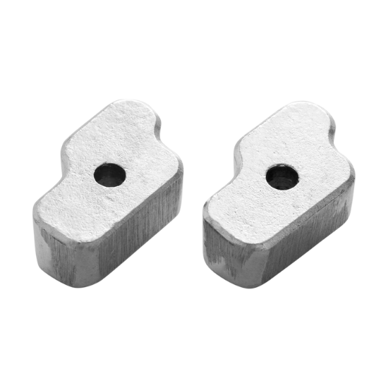 Flex-o-fold propeller prop side anodes