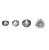 Compatible Max Prop - 3 holes propeller anode Ø65 ext, Ø 38 int.