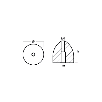 Varifold prop nut VF108/VF120 3 & 4 blades