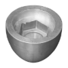 Ferretti exagonal  hydro propeller anode Ø155