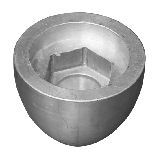 Ferretti exagonal  hydro propeller anode Ø155