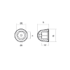 Craftsman Marine propeller nut Ø37
