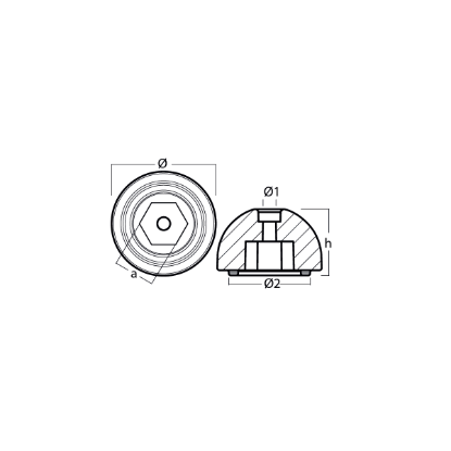 Quick propeller nut FOR BTQ140