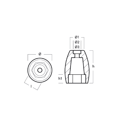 Wesmar propeller anode