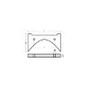 OMC  Upper Gearcase anode - Anodo frontale per piede poppiero