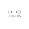 Evinrude gearcase anode

