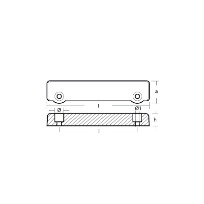 Volvo outdrive bar for engine series 250-270-275-280-285