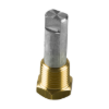 Yamaha pencil anode Ø12 L.52  complete with brass plug  th.3/8''NPT