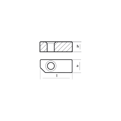 Yamaha Small anode for crankcase cylinder - Anodo interno per motore Yamaha