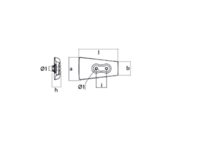 Volvo Penta cavitation plate for outdrive