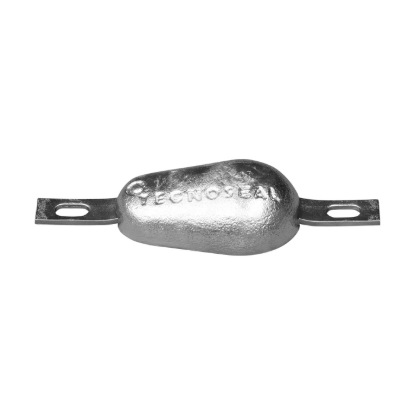 tear drop bolt-on anode 1kg with slotted holes H.C.200