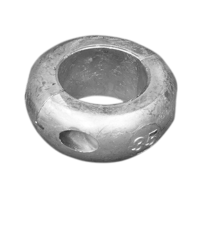 As- en Klemringanode, NACA-profiel Ø19mm Ø 35mm