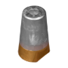 Beneteau propeller anode for shaft Ø45  compl w. Brass
