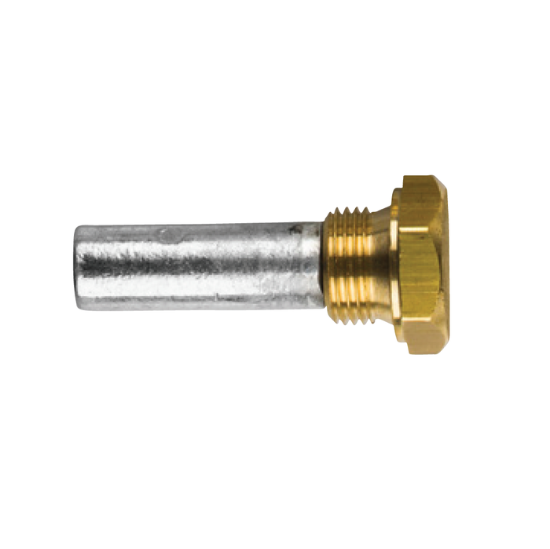 Bukh pencil anode Ø12 L.35 complete with brass plug th.3/8'' UNC
