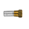 Lombardini pencil anode Ø10 L.18 complete with brass plug 1/4''Bspt