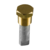 Yamaha pencil anode Ø12 L.52  complete with brass plug  th.3/8''NPT