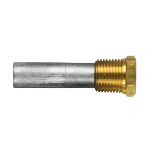 yanmar pencil anode  ø16 l.50 complete with brass plug th.1/2'' gas conico