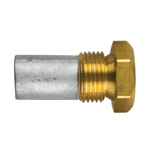 yanmar anodo  ø15 l.20 completo cont tappo th.3/8'' gas conico