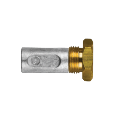 AIFO-FTP  pencil anode Ø14 L.28 complete with brass plug th.18X1,5
