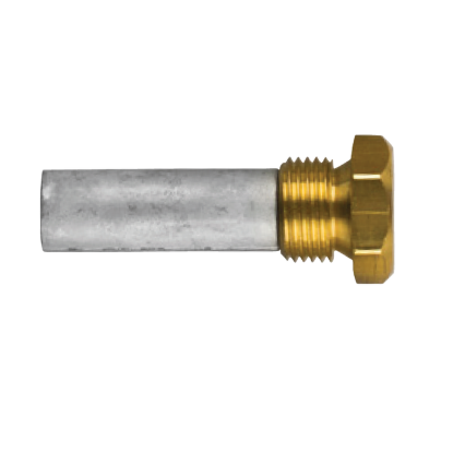 AIFO-FTP pencil anode Ø14 L.40 complete with brass plug th.18X1,5