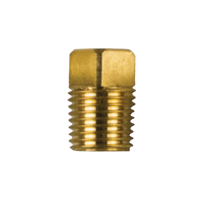 "Caterpillar Messing Plug, Dikte 1/4"", BSPT-aansluiting"