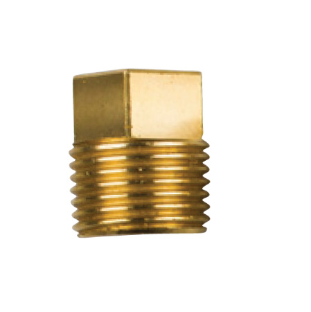"Caterpillar Messing Plug, Dikte 1/2"", BSPT-aansluiting"
