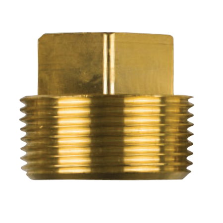 Caterpillar Messing Plug, Maat 1-1/4'' BSPT