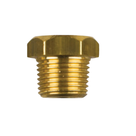 "Caterpillar Messing Plug, Dikte 1/2"", BSPT-aansluiting"