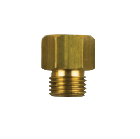"Caterpillar Messing Plug, Dikte 1/4"", BSPT-aansluiting"