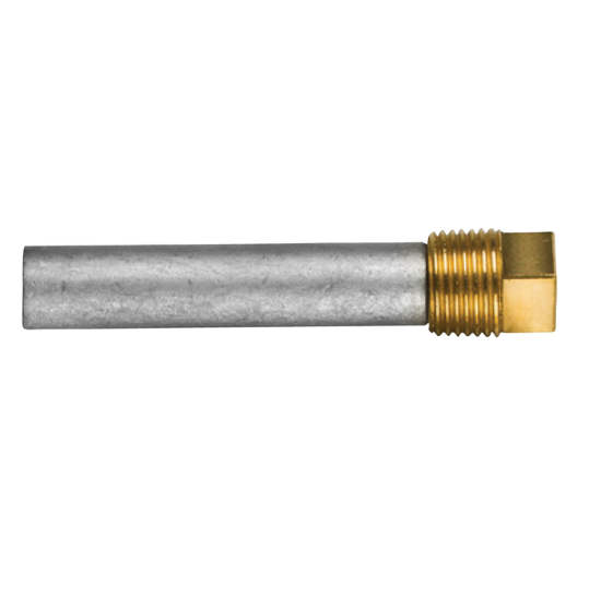Caterpillar  pencil anode Ø 16 L.76 complete with brass plug th.1/2''bspt