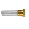 Cummins pencil anode Ø 16 L.50 complete with brass plug th.1/2''bspt