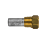 Ford pencil anode Ø 10 L.18 complete with brass plug th.1/4'' bspt
