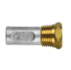 Ford pencil anode Ø 14 L.24 complete with brass plug th.1/2''bspt