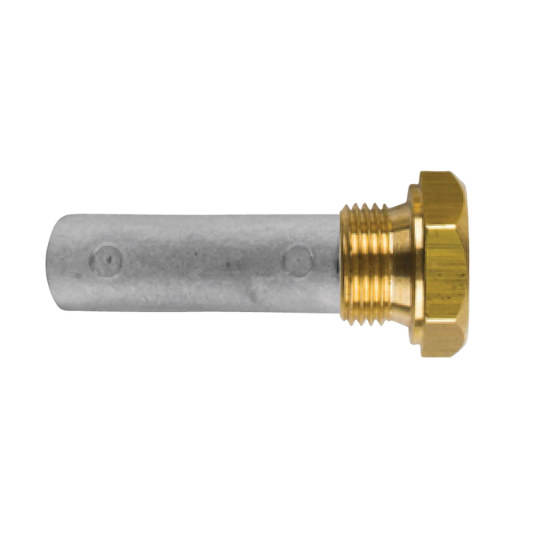 General Motors pencil anode Ø 13 L.40 complete with brass plug th.3/8''Bspt