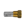 Martec pencil anode Ø10 L.15 complete with brass plug 1/4''Bspt