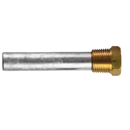 Universal Staafanode Ø14 L. 83 Compleet With Brass Plug th.3/8'' GAS (BSPP)