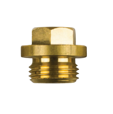 Scania Brass Plug th.1/2''GAS voor Staafanode