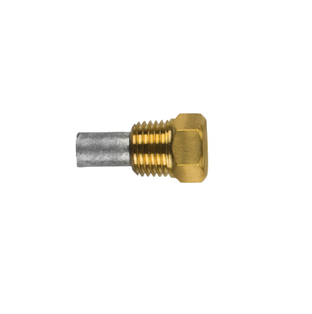 Isoterm Staafanode Ø8 L. 30 Compleet With Brass Plug th.1/2'' Gas Conico