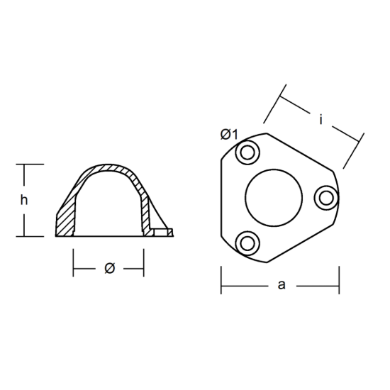 Autoprop propeller anode H62