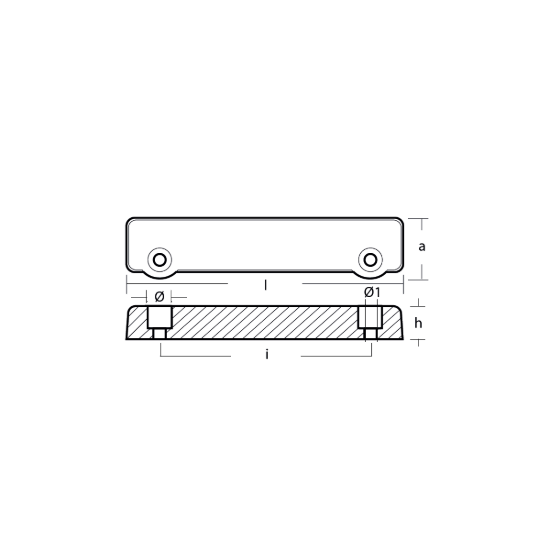 Volvo outdrive bar for engine series 250-270-275-280-285
