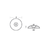 Disc anode single Ø225mm Heavy