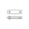 Riva Plate for Flaps  217x60x30 H.C.160