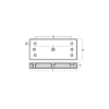 USA plate 157X68X16