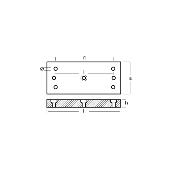 USA plate 157X68X16